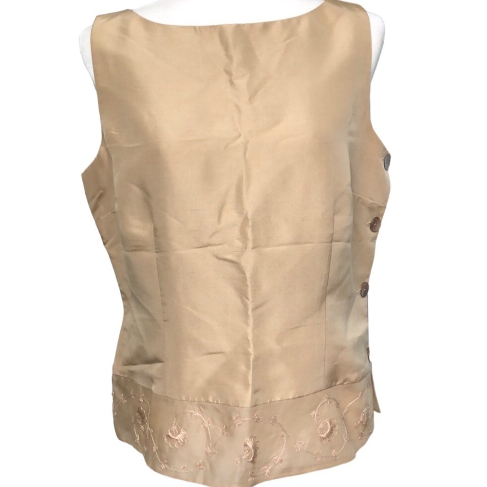 David Warren New York Silk Tank & Pants Set Size 12